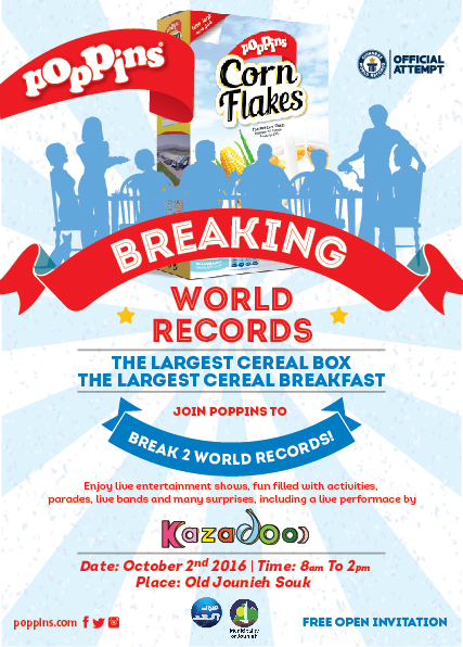 Poppins Breaking Two Guinness Records