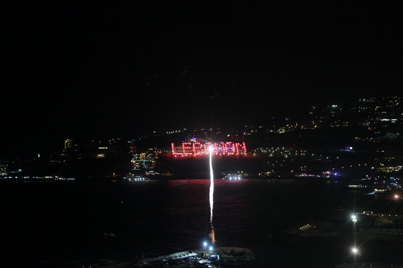 Jounieh Fireworks Show from Princessa Hotel