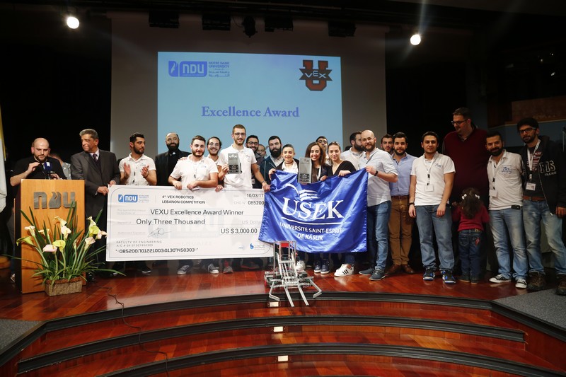 The 4th Vex Robotics Competition in Lebanon