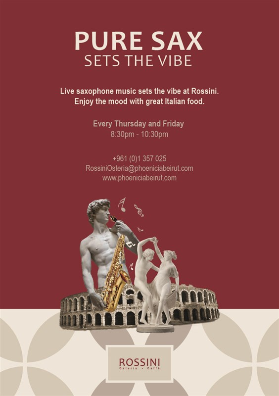 Pure Sax sets the Vibe at Rossini