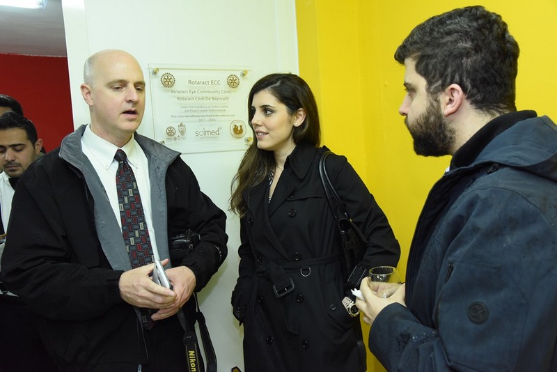 The Rotaract Club of Beirut launches Rotaract Eye Community Clinic 