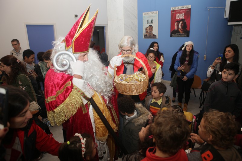 Saint Nicolas et le Telethon à l'institut français du Liban 