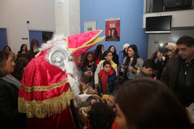 Saint Nicolas et le Telethon à l'institut français du Liban 
