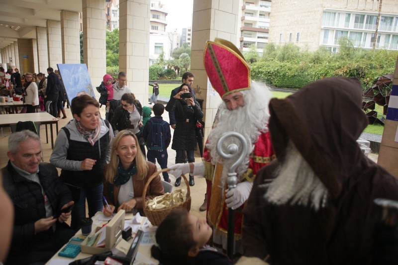 Saint Nicolas et le Telethon à l'institut français du Liban 