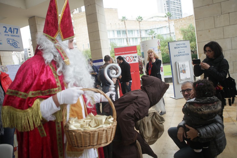 Saint Nicolas et le Telethon à l'institut français du Liban 