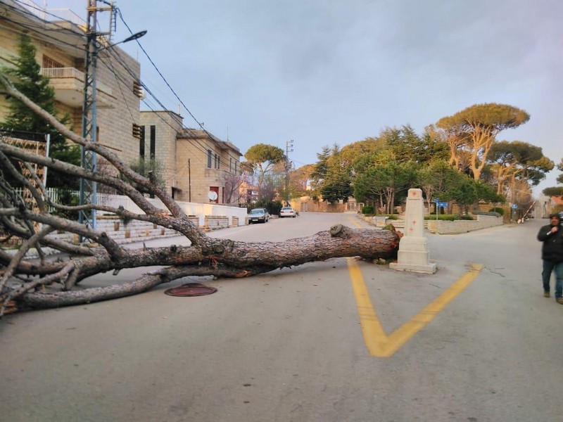 Storm causes heavy damages in Lebanon