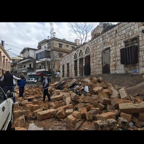Storm causes heavy damages in Lebanon