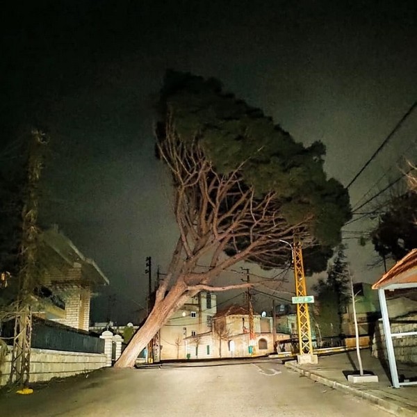 Storm causes heavy damages in Lebanon