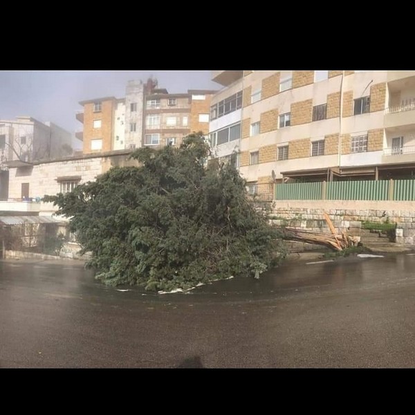 Storm causes heavy damages in Lebanon