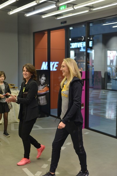Paula Radcliffe visit to Beirut Souks