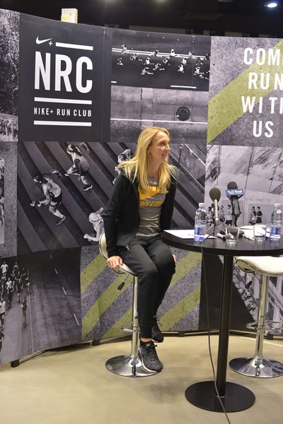 Paula Radcliffe visit to Beirut Souks