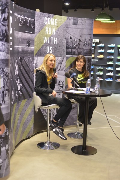Paula Radcliffe visit to Beirut Souks