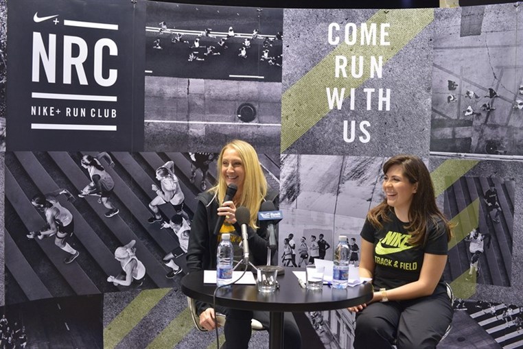 Paula Radcliffe visit to Beirut Souks