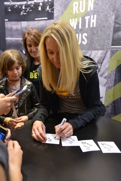 Paula Radcliffe visit to Beirut Souks