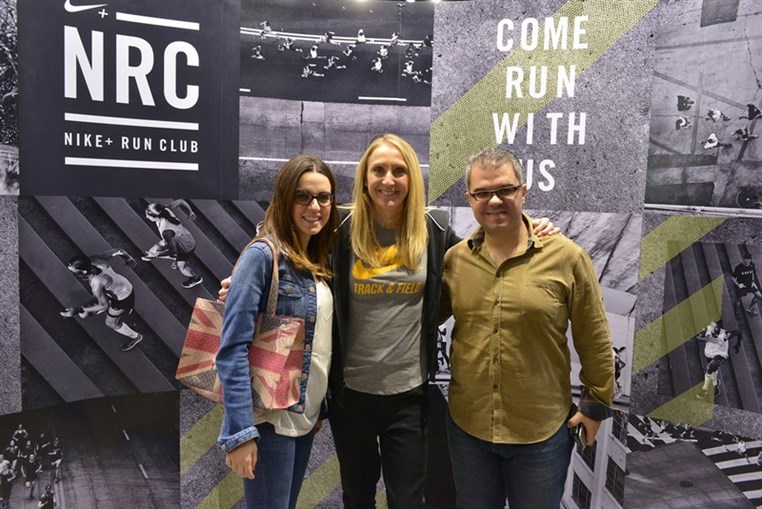 Paula Radcliffe visit to Beirut Souks