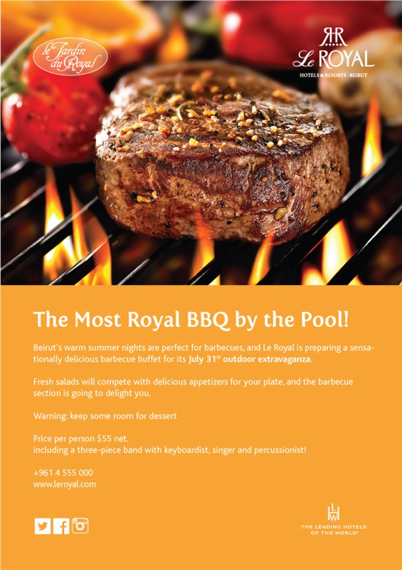 Royal BBQ By the Pool