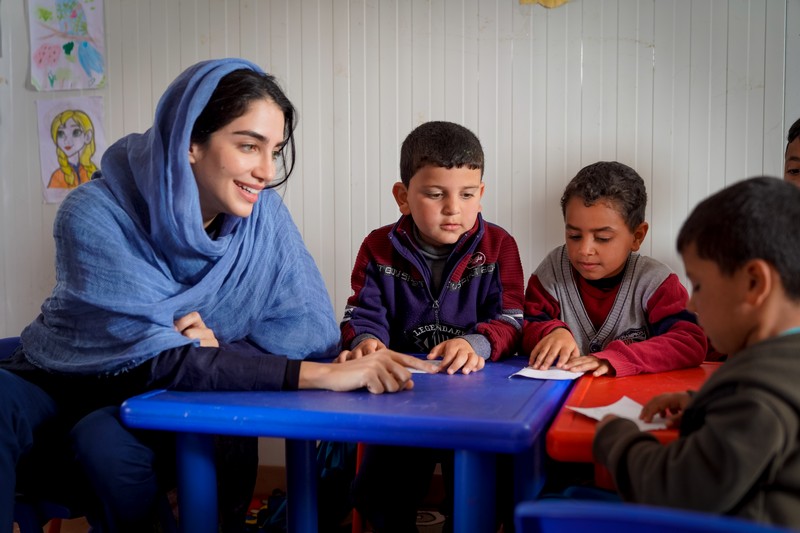 Jessica Kahawaty - Refugee Camp Visit in Jordan