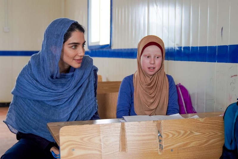 Jessica Kahawaty - Refugee Camp Visit in Jordan