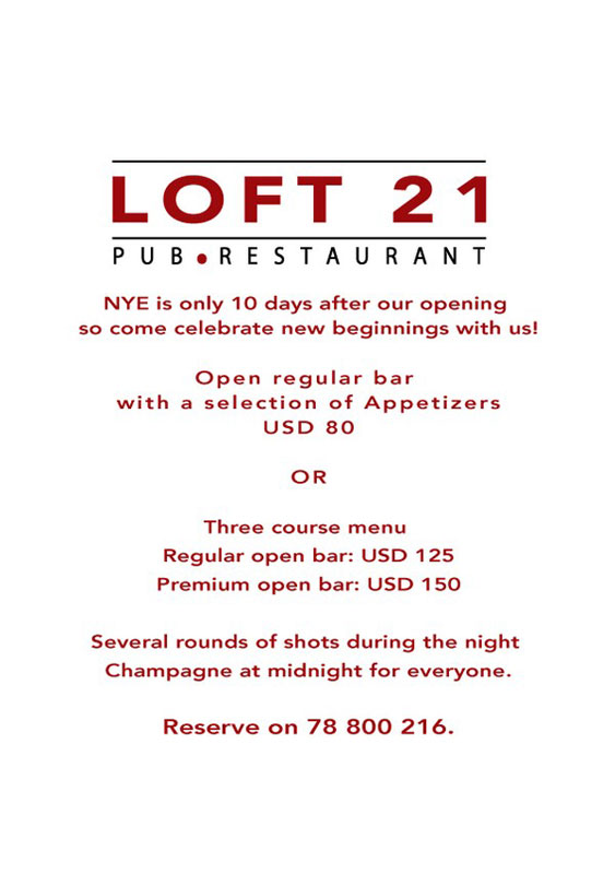 New Years Eve at Loft 21