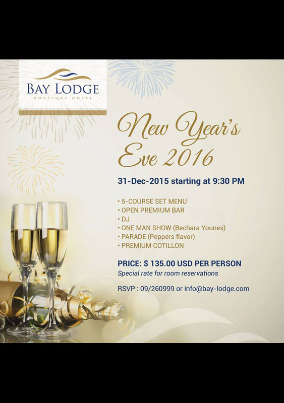 NYE at Bay Lodge 