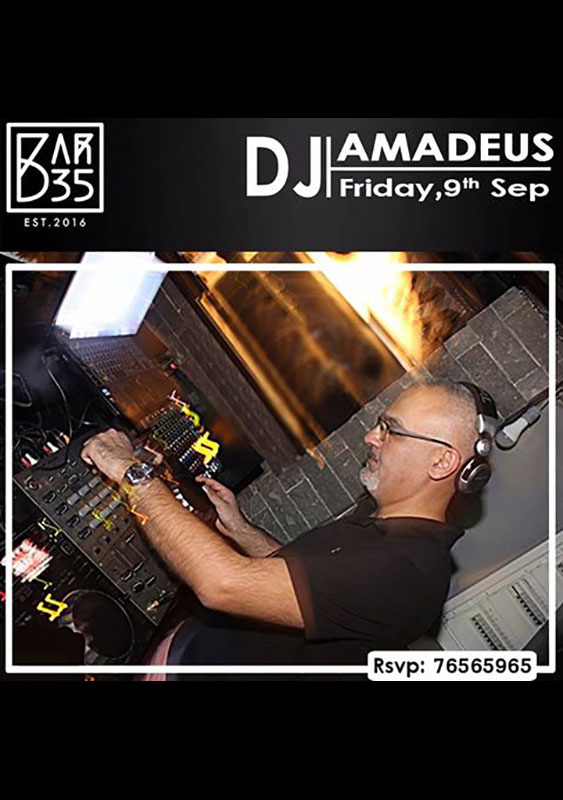 Dj Amadeus at Bar 35