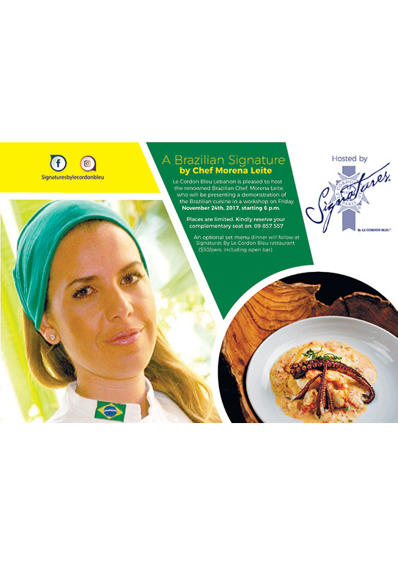 A Brazilian Signature by Chef Morena Leite