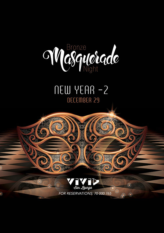 Bronze Masquerade Night - New Year -2