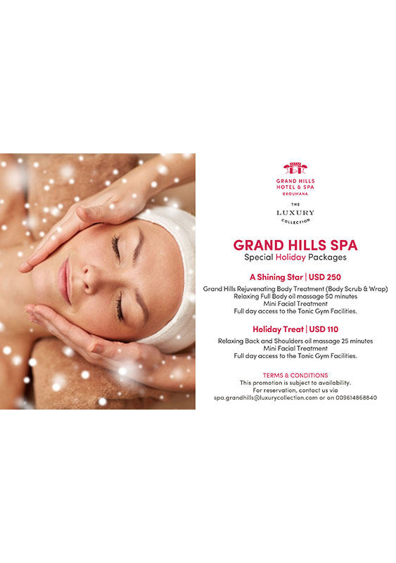 Special Holiday Packages - Spa