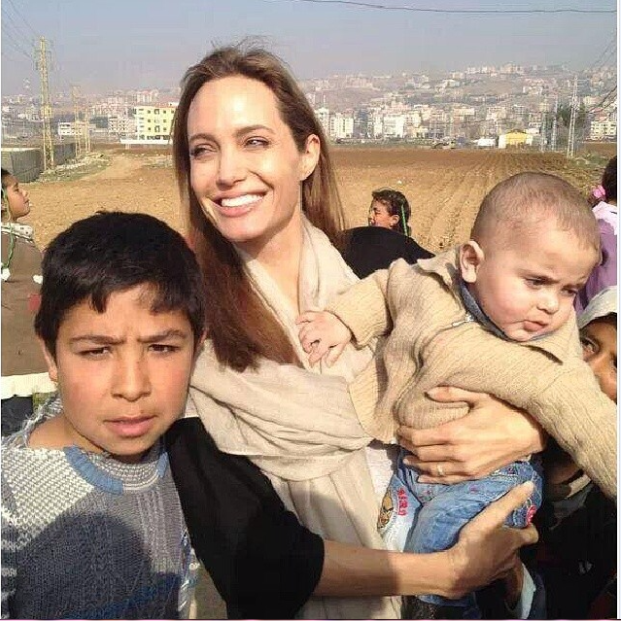 Angelina Jolie in Zahle