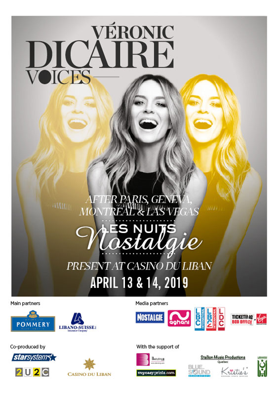 Veronic Dicaire at CASINO DU LIBAN 