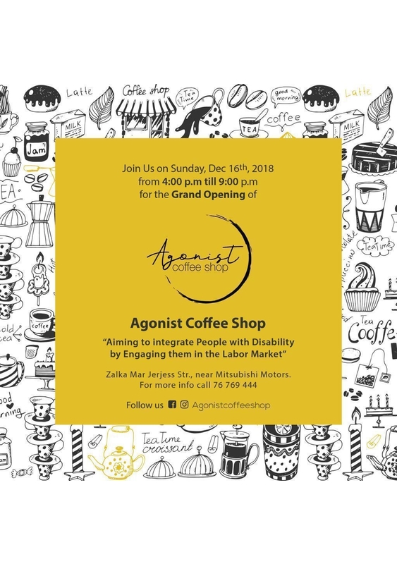 Grand Opening of Agonist Coffee Shop