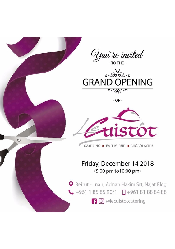 Grand opening of Le Cuistôt Catering 
