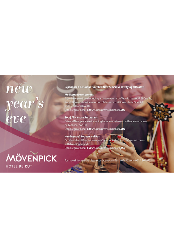 New Year's Eve at Movenpick Hotel 