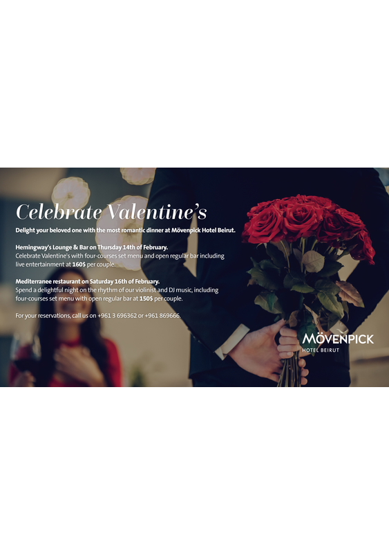 Celebrate Valentine's at Movenpick Hotel