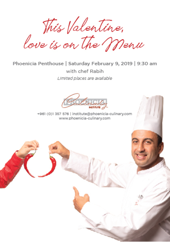 This Valentine, Love is on the menu at Phoenicia Hotel