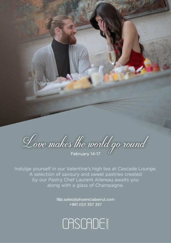 Indulge yourself on our Valentine’s high tea at Cascade Lounge