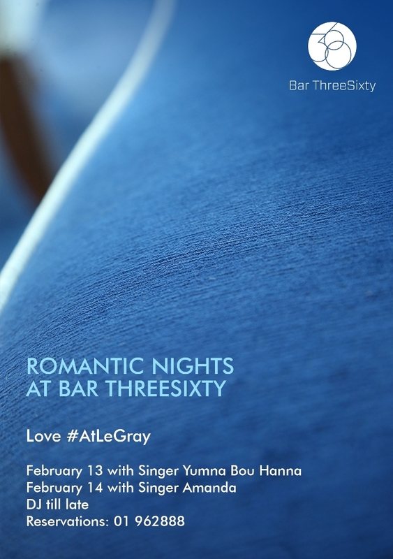 Love at le gray with a romantic night at Bar ThreeSixty