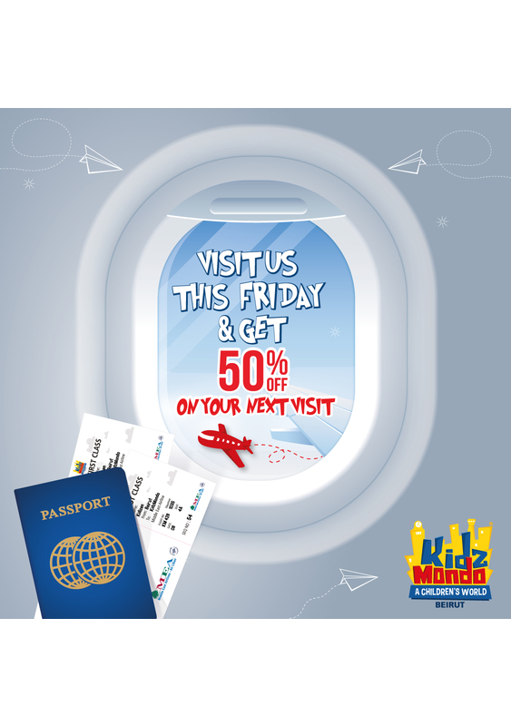 Visit KidzMondo this friday and benefit from the offer!