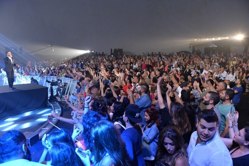 Nancy Ajram & Ragheb Alama at Beirut Cultural Festival