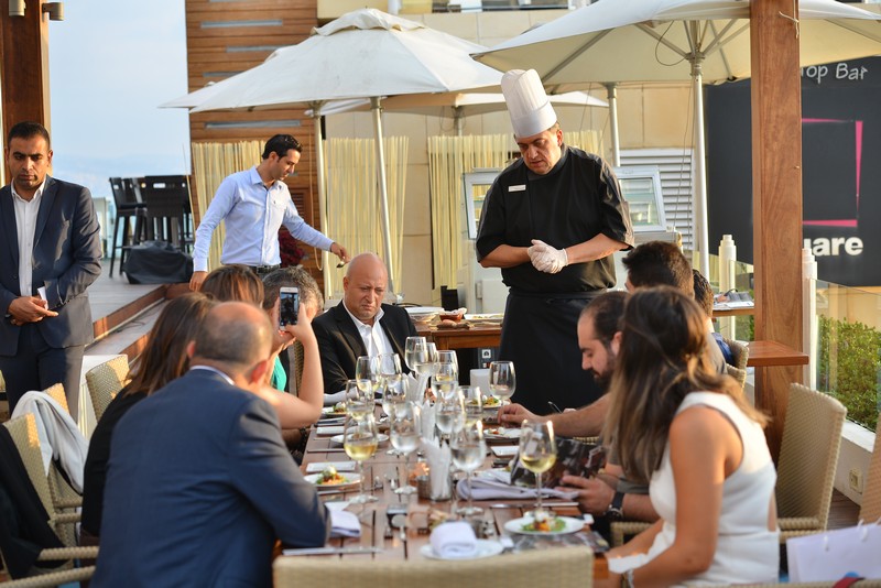 Chocolate on the salty side menu tasting at Movenpick Hotel Beirut