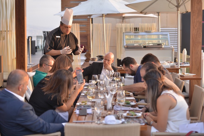 Chocolate on the salty side menu tasting at Movenpick Hotel Beirut
