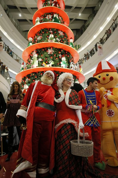 City Centre beirut lighting of the Christmas tree