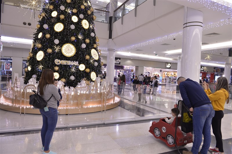 Christmas decoration at CityMall