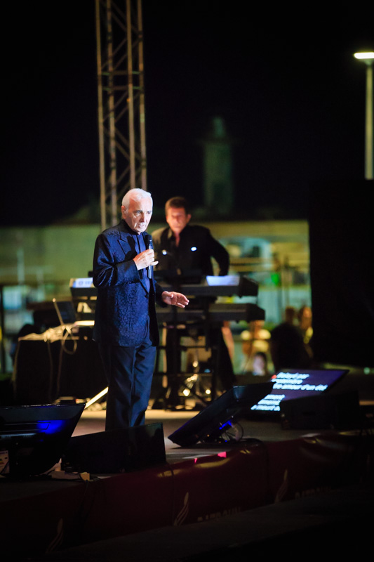 Charles Aznavour at Batroun Festival