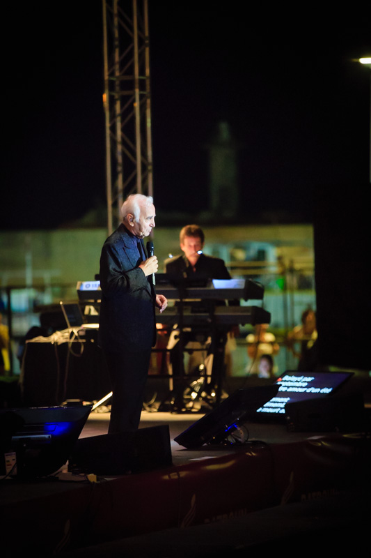 Charles Aznavour at Batroun Festival