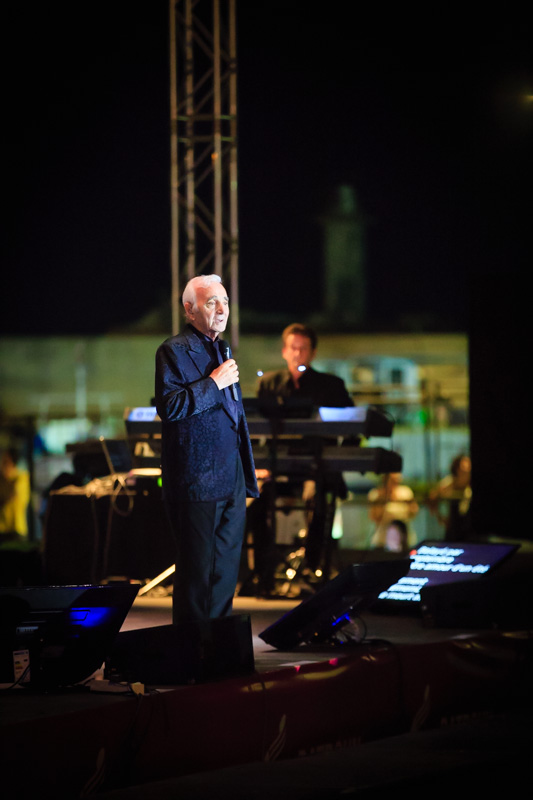 Charles Aznavour at Batroun Festival