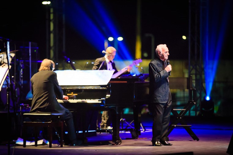 Charles Aznavour at Batroun Festival