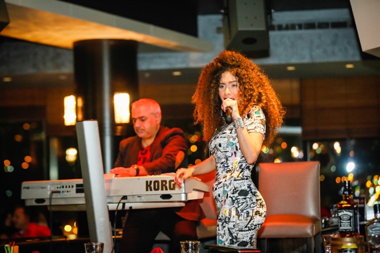 Jazz Bar on Saturday Night