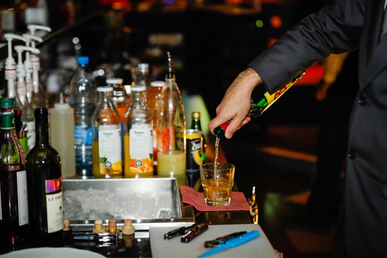 Jazz Bar on Saturday Night