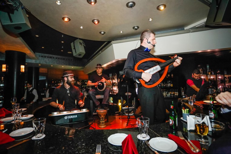 Jazz Bar on Saturday Night